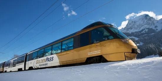 post: Scenic Swiss Alps in Winter by Train From $2,799 | 4 nights